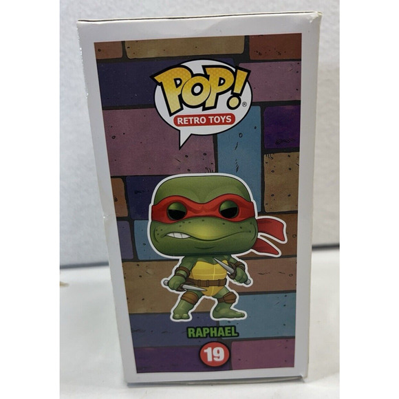 Funko POP! Retro‎ Toys Teenage Mutant Ninja Turtles Raphael #19 - Picture 4 of 5